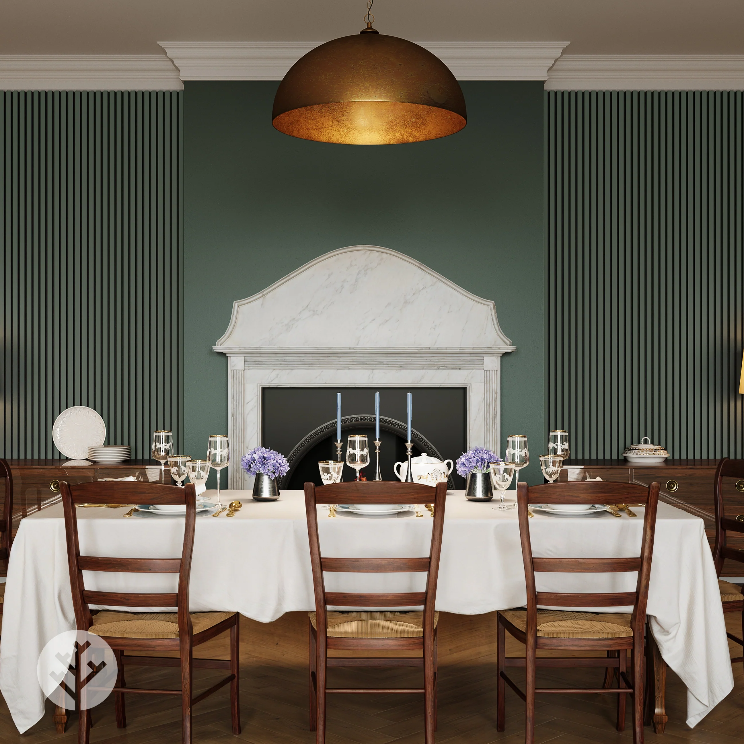 Dining Room Wall Panels